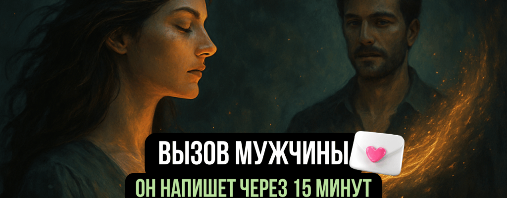 Быстрый вызов мужчины на проявление: техника 15 минут